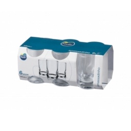 Set Vasos Amassadinho 240 ml 6 piezas