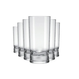 Set Vasos Long Drink Amassadinho 300 ml 6 piezas