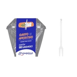 Pinchos tenedores descartables de aperitivo Pack x 180