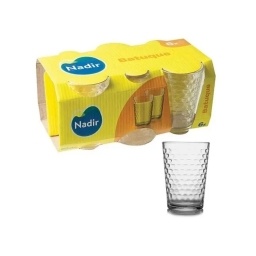 Vaso Batuque Nadir 265 ml Set x6 piezas