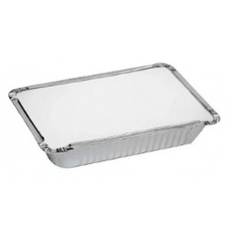 Bandeja de aluminio con tapa 1150ml Pack x100