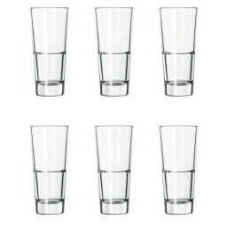 Vaso Refresco Apilable 470 ml Novara Glassia Kit x6