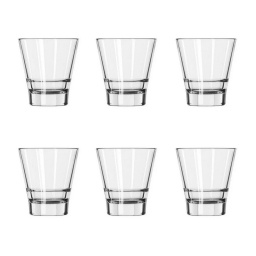 Vaso Vidrio 260 ml Novara Glassia Kit x6