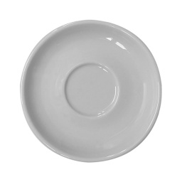 Plato taza de t 15.5 cm Cermica Monza Blanco Verbano