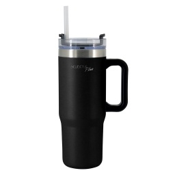 Mug Travel Trmico Negro 900 ml Acero Inoxidable Selecta