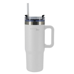 Mug Travel Trmico Blanco 900 ml Acero Inoxidable Selecta