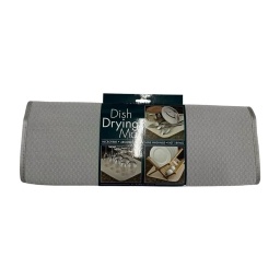 Escurre Mat Vajilla Microfibra 40x45cm Gris