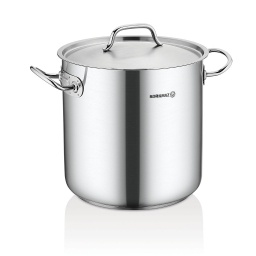 Olla con tapa 16.5 Lts Acero inox 28 cm Gastro Korkmaz