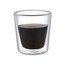 Vaso doble pared 80 ml Borosilicato Varenna Set x2